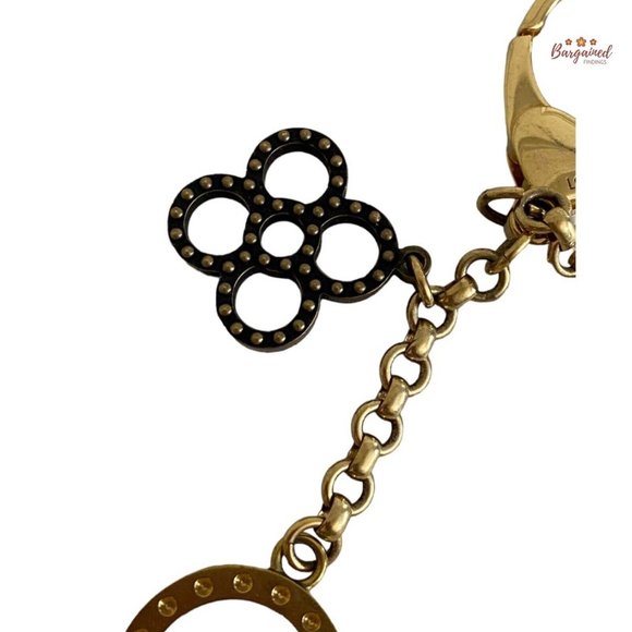 Authentic LOUIS VUITTON Goldtone Tapage Key Holder And Bag Charm - CK 0112 - Picture 6 of 12